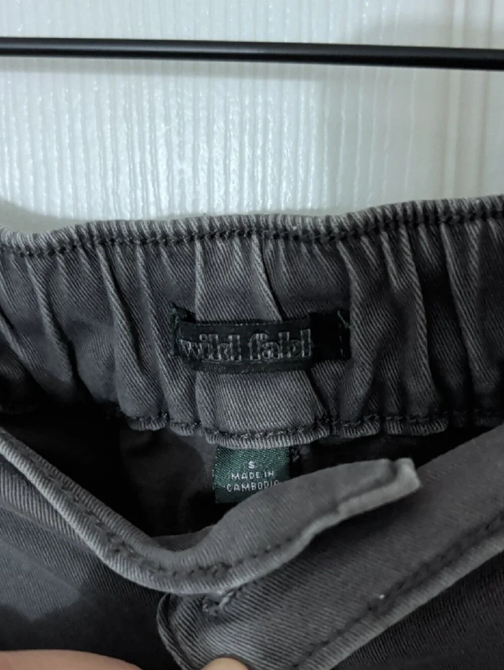 Wild Fable Dark Gray Cargo Pants with Utility Pockets